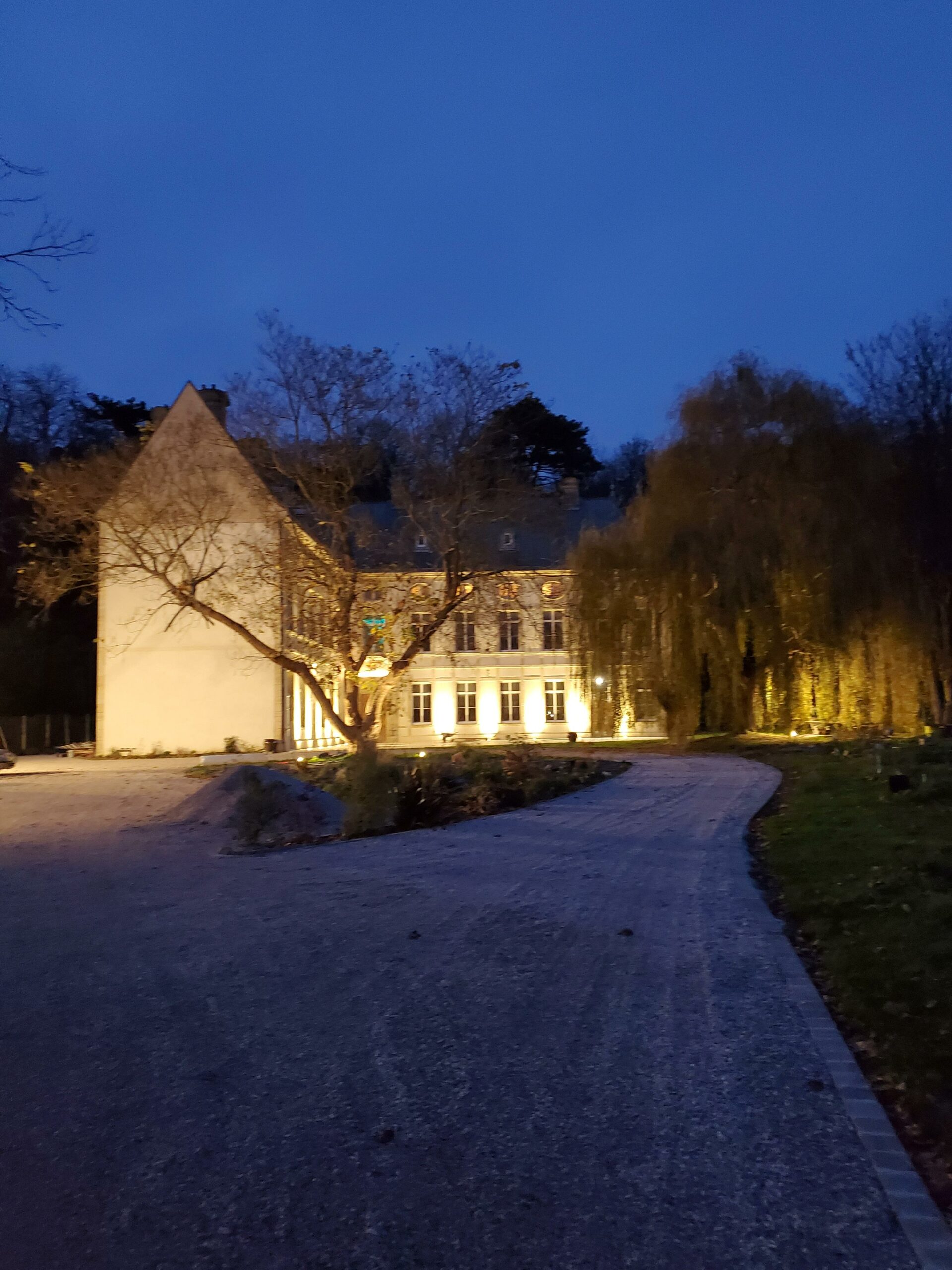 net-gardin lumières extérieures au sol